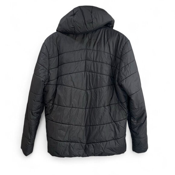 JACK & JONES Originals Mens Hooded Padded Jacket Size Large Black - Picture 2 of 15